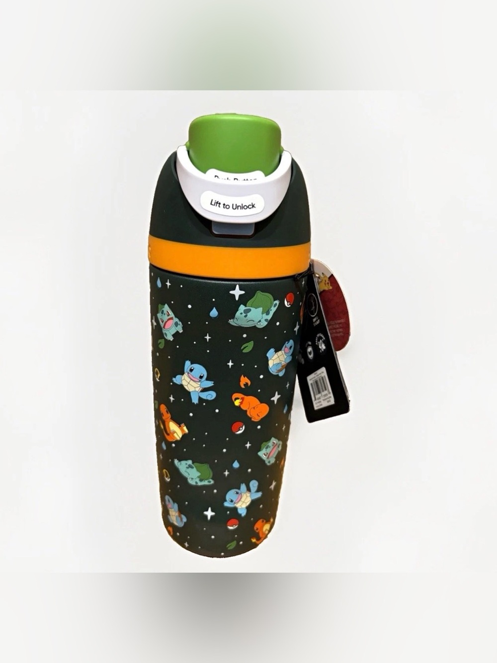 Pokémon x Owala Stainless Steel Water Bottle - Bulbasaur, Charmander & Squirtle